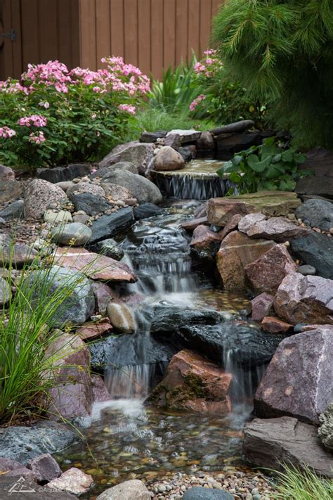 Small Garden Waterfalls, Small Backyard Ponds, Backyard Stream, Outdoor ...