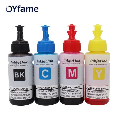 OYfame Universal Dye Ink CISS Refill Cartridge Dye Ink For Canon For HP ...