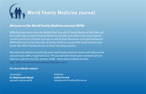 World Family Medicine Journal