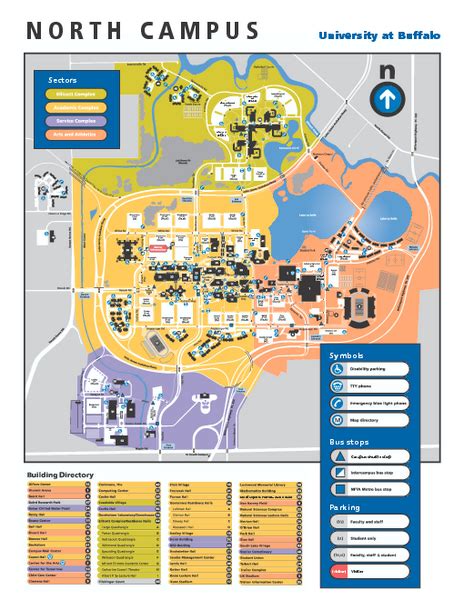 University At Buffalo Campus Map - Big Bus Tour Map