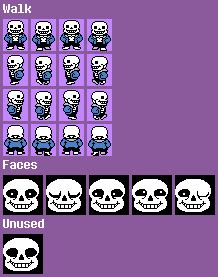 The Spriters Resource - Full Sheet View - Deltarune - Sans