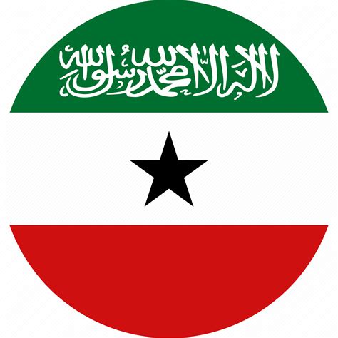 Flag, somalia, somaliland icon