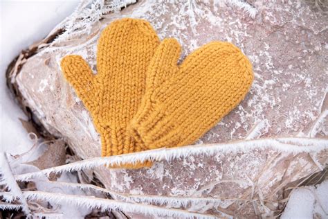 Knit Mittens Wool Mittens Warm Mittens Women's | Etsy