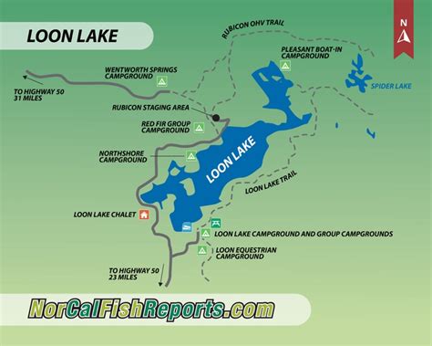 Loon Lake - Tahoe National Forest, CA - Fish Reports & Map