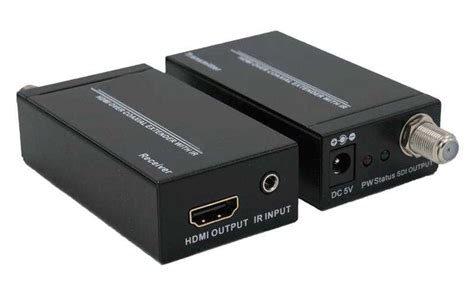 Adapter HDMI Balun Coaxial Cable Video, Camera, Adapter, Cable, HDMI ...