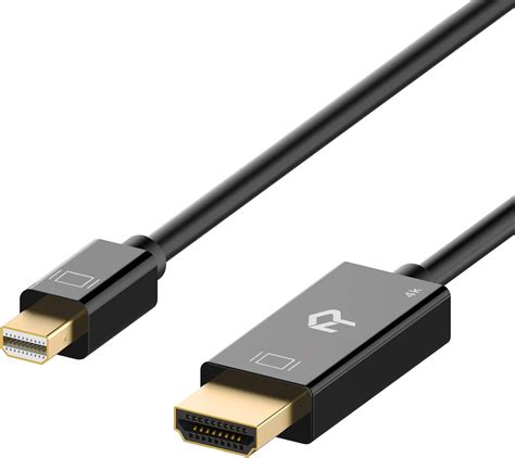 Amazon.com: Rankie Mini DisplayPort (Mini DP) Male to HDMI Male Cable ...