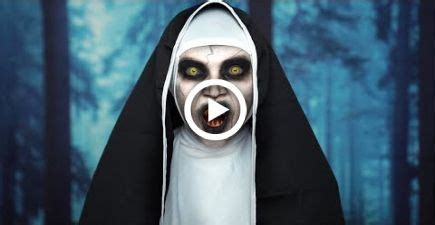 THE NUN VALAK HALLOWEEN MAKEUP TUTORIAL Ad | Halloween makeup, Creepy ...