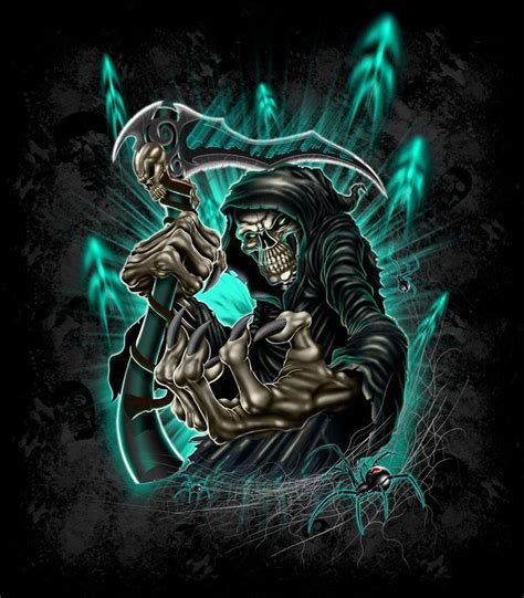 LIFE REAPER COLOR by BROWN73 on DeviantArt | Grim reaper, Skull art ...