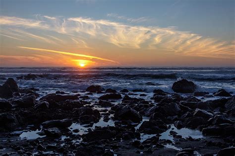 Peaceful Coastal Sunset Photograph by Garry Gay - Fine Art America