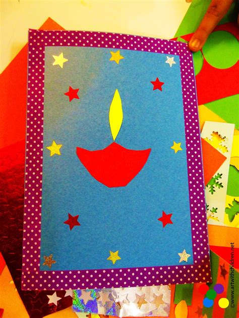 DIWALI CARD MAKING