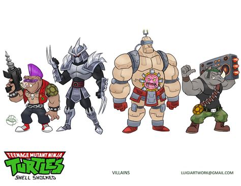 TMNT villains by LuigiL on DeviantArt