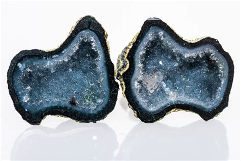 Natural Geode Earrings - Wizard Glass