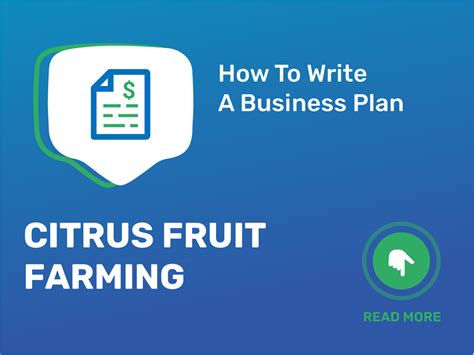 How to Write a Business Plan for Citrus Farming