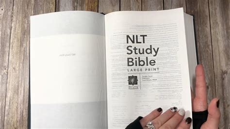 NLT Study Bible Review large Print - YouTube