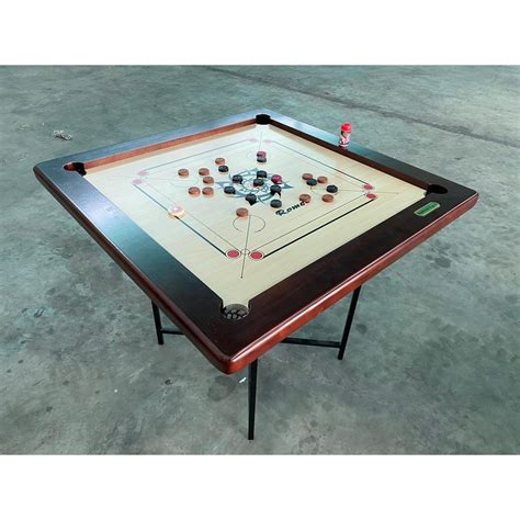 ROMCO Elegance Carrom Board w/ Carrom Stand (Carrom Men Included ...