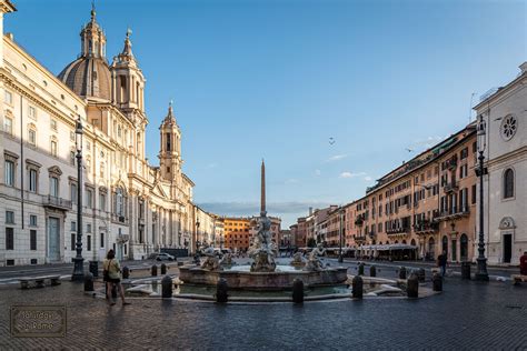 Piazza Navona And The Three Beautiful Fountains In Rome