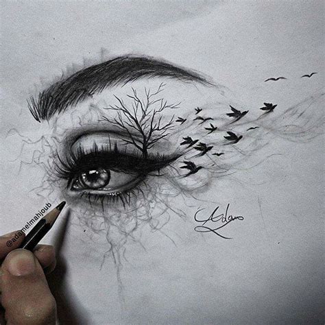 pinterest @llisajemima Dark Art Drawings, Drawing Images, Pencil Art ...