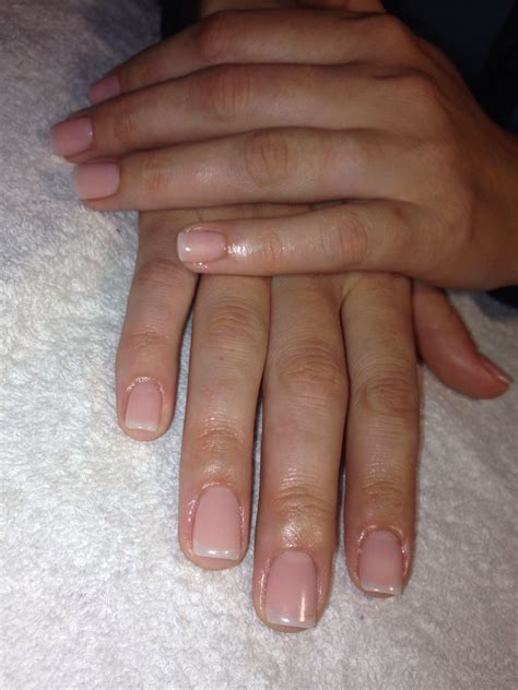 Off white #French acrylic overlay | Gel overlay nails, Overlay nails ...