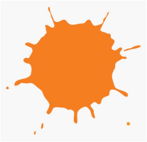 Leaf,tree,orange - Nickelodeon Splat Logo Blank, HD Png Download is ...