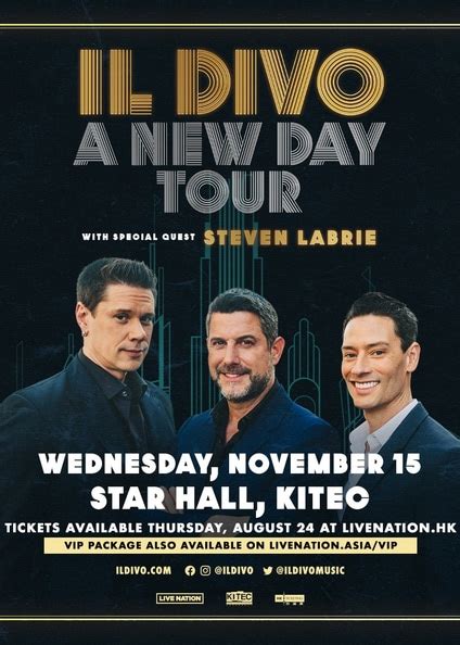 Il Divo: A New Day Tour in Hong Kong⁠ 2023｜Concert⁠｜KITEC