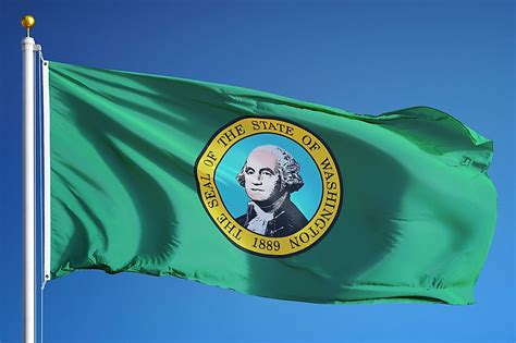 Washington State Flag - WorldAtlas.com