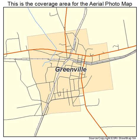 Aerial Photography Map of Greenville, FL Florida