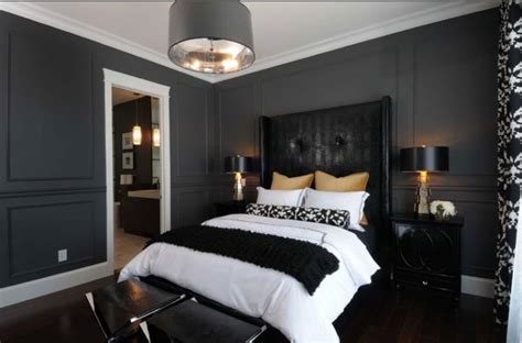 charcoal grey | Bedroom interior, Soothing bedroom, Black bedroom design