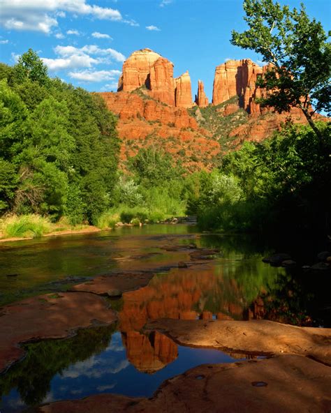 Cathedral Rock Reflection | A July sunset at Cathedral Rock.… | Flickr