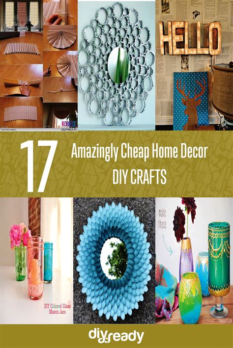 17 Amazingly Cheap Home Decor | DIY Crafts - New Craft Works