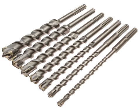 Carbide Tipped SDS Max Masonry Drill Bit Set (7-Piece) – KATEYA Drill Bits