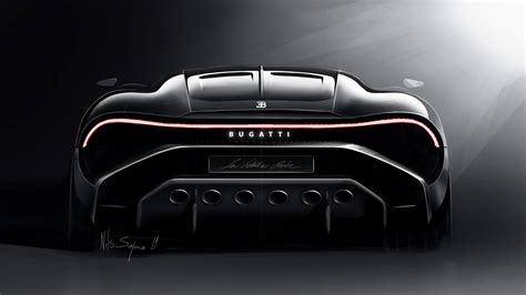 2019 Bugatti La Voiture Noire Rear View, HD Cars, 4k Wallpapers, Images ...