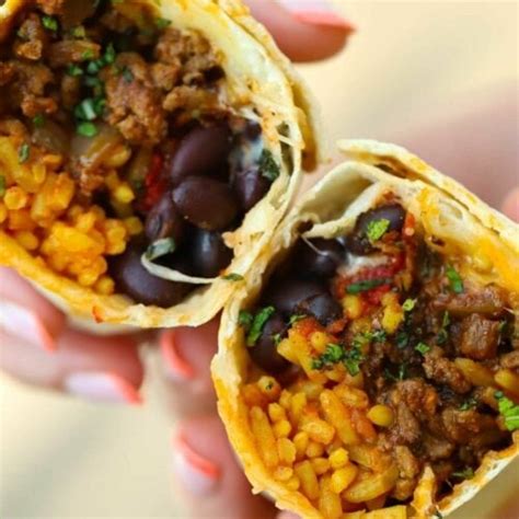 Easiest Ever Beef Burritos {30 Minute Meal}