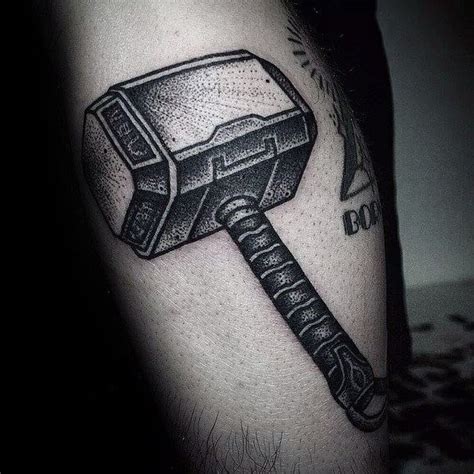 70 Mjolnir Tattoo Designs for Men [2024 Inspiration Guide] | Mjolnir ...