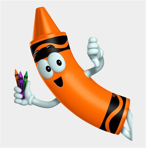 Crayon Sharing - Orange Crayon Clipart is popular png clipart & cartoon ...