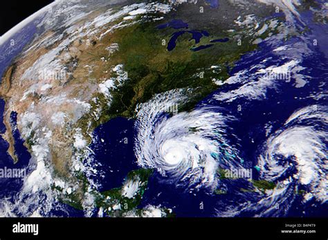 Hurricane satellite weather map as viewed on the internet and on TV ...