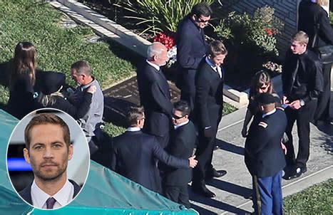 Paul Walker's Funeral: Tearful Guests Say Goodbye to the Late Actor