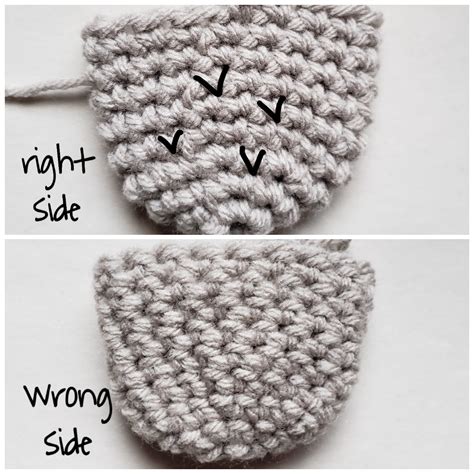 How to distinguish between the right side and the wrong side? : r/crochet