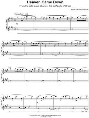 "Heaven Came Down" Sheet Music - 1 Arrangement Available Instantly ...