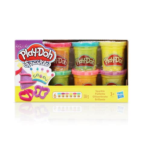 Clay & Dough Toys & Games Toys Play-Doh Sparkle Compound Bundle PD Play ...