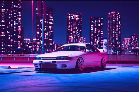 Nissan Skyline R32 Retrowave 4k Nissan Skyline R32 Retrowave 4k ...