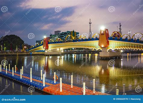 Brendeng Bridge in Tangerang, Banten, Indonesia Editorial Stock Photo ...