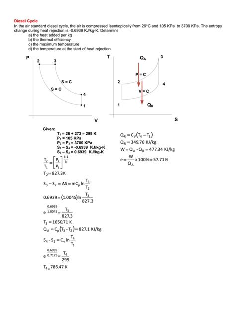 Thermodynamics problems