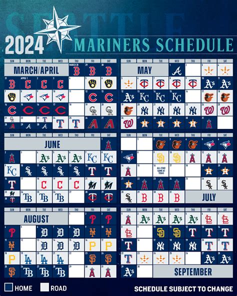 Seattle Mariners Spring Training Schedule 2024 - Rey Lenore