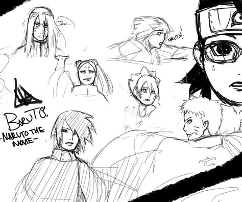 Boruto: Naruto The Movie sketch dump by sekihann on DeviantArt