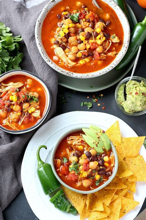 Instant Pot Mexican Chicken Soup | Garden in the Kitchen