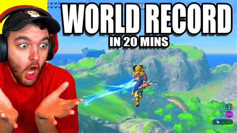 WORLD RECORD: BREATH OF THE WILD SPEEDRUN IN 20 MINUTES!!! - YouTube