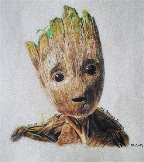 Baby Groot Drawing / Art | Marvel Amino