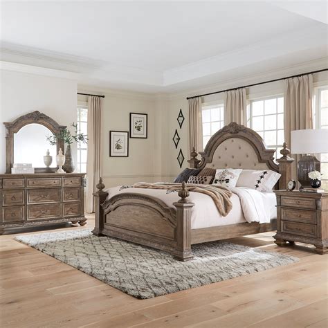 Liberty Furniture Carlisle Court 502-BR-KPSDMN Transitional King 4 ...