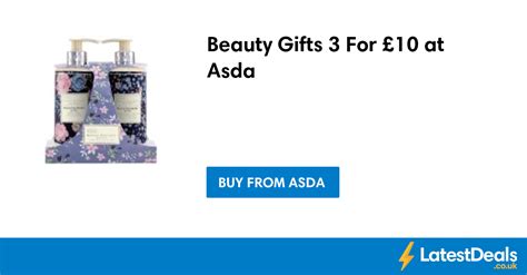 Beauty Gifts 3 For £10 at Asda at ASDA | Valentines gifts for him ...