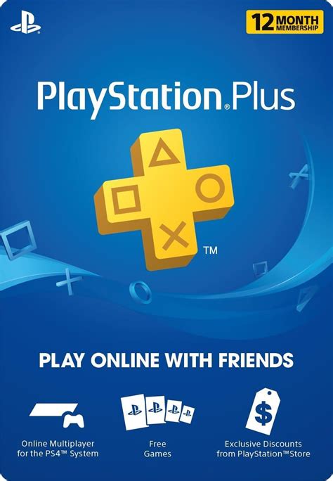 Amazon.com: 12 Month Playstation Plus Psn Membership Card (New) 1 Year ...